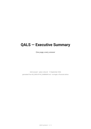 QALS_Executive_Summary cover